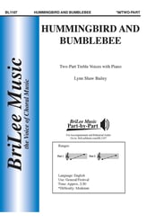 Hummingbird and Bumblebee Two-Part choral sheet music cover